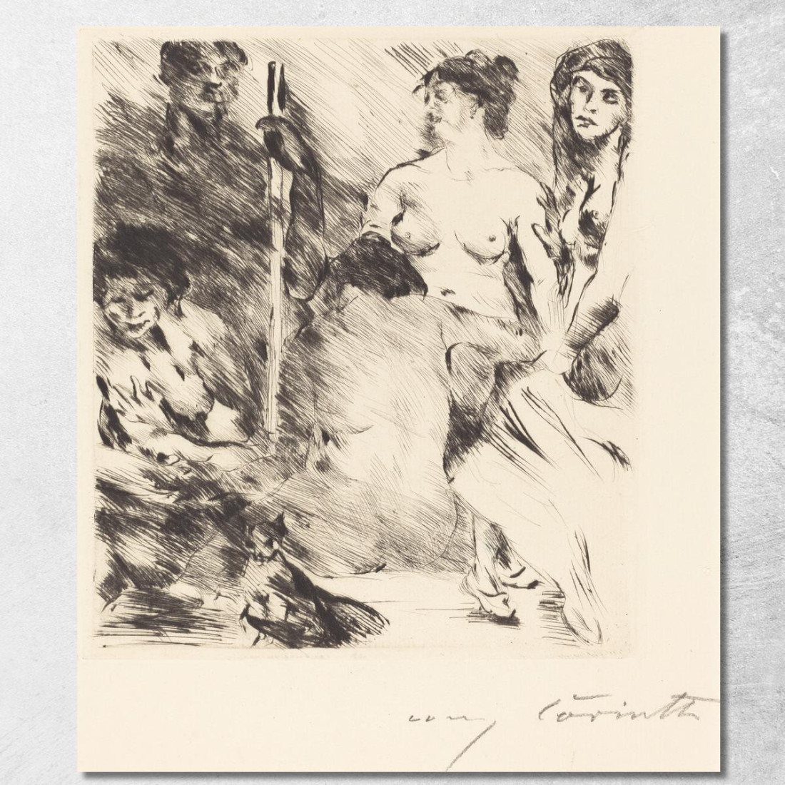 Harem Lovis Corinth lcr40 tableau impression sur toile