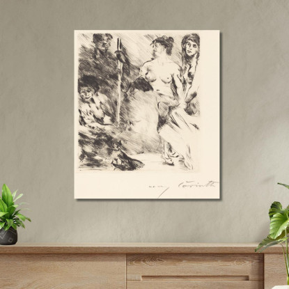 Harem Lovis Corinth lcr40 tableau impression sur toile