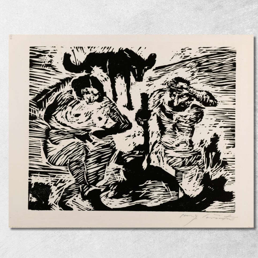 À La Sueur De Ton Front Lovis Corinth lcr43 tableau impression sur toile