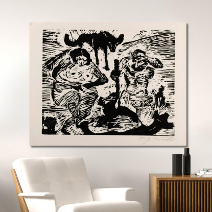 À La Sueur De Ton Front Lovis Corinth lcr43 tableau impression sur toile