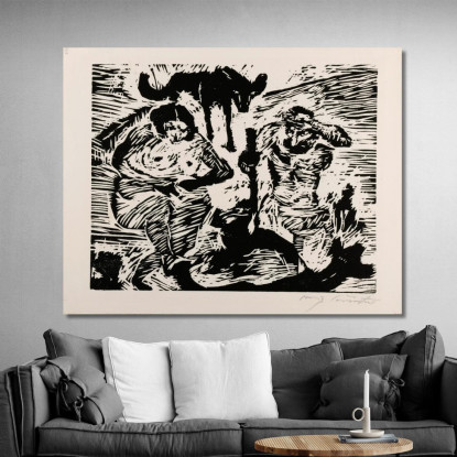 À La Sueur De Ton Front Lovis Corinth lcr43 tableau impression sur toile