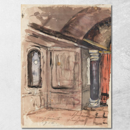 Intérieur Lovis Corinth lcr46 tableau impression sur toile