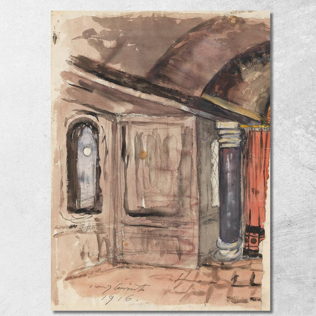Intérieur Lovis Corinth lcr46 tableau impression sur toile
