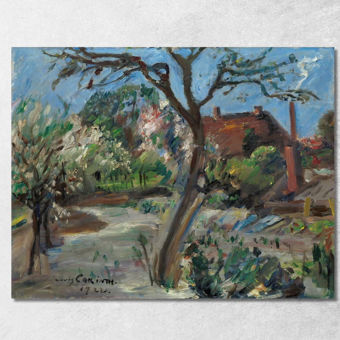 Paysage Au Début Du Printemps Lovis Corinth lcr51 tableau impression sur toile