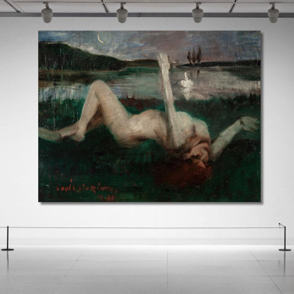 Léda Lovis Corinth lcr54 tableau impression sur toile