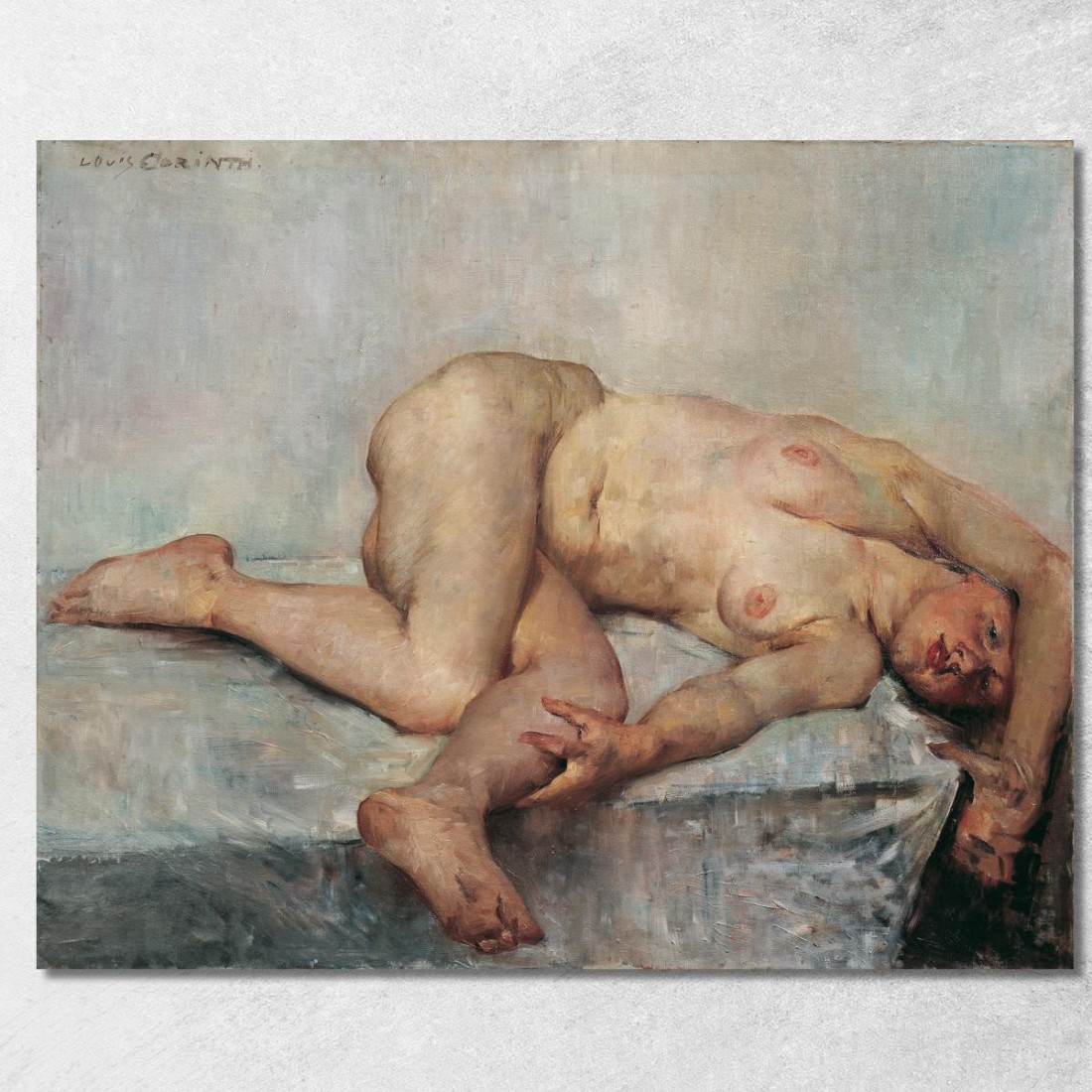 Nu Féminin Allongé Lovis Corinth lcr55 tableau impression sur toile