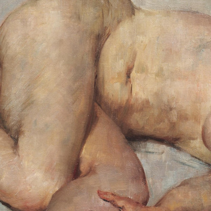 Nu Féminin Allongé Lovis Corinth lcr55 tableau impression sur toile
