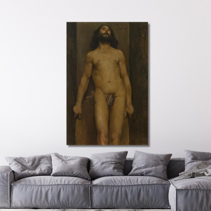 Nu Masculin Lovis Corinth lcr59 tableau impression sur toile