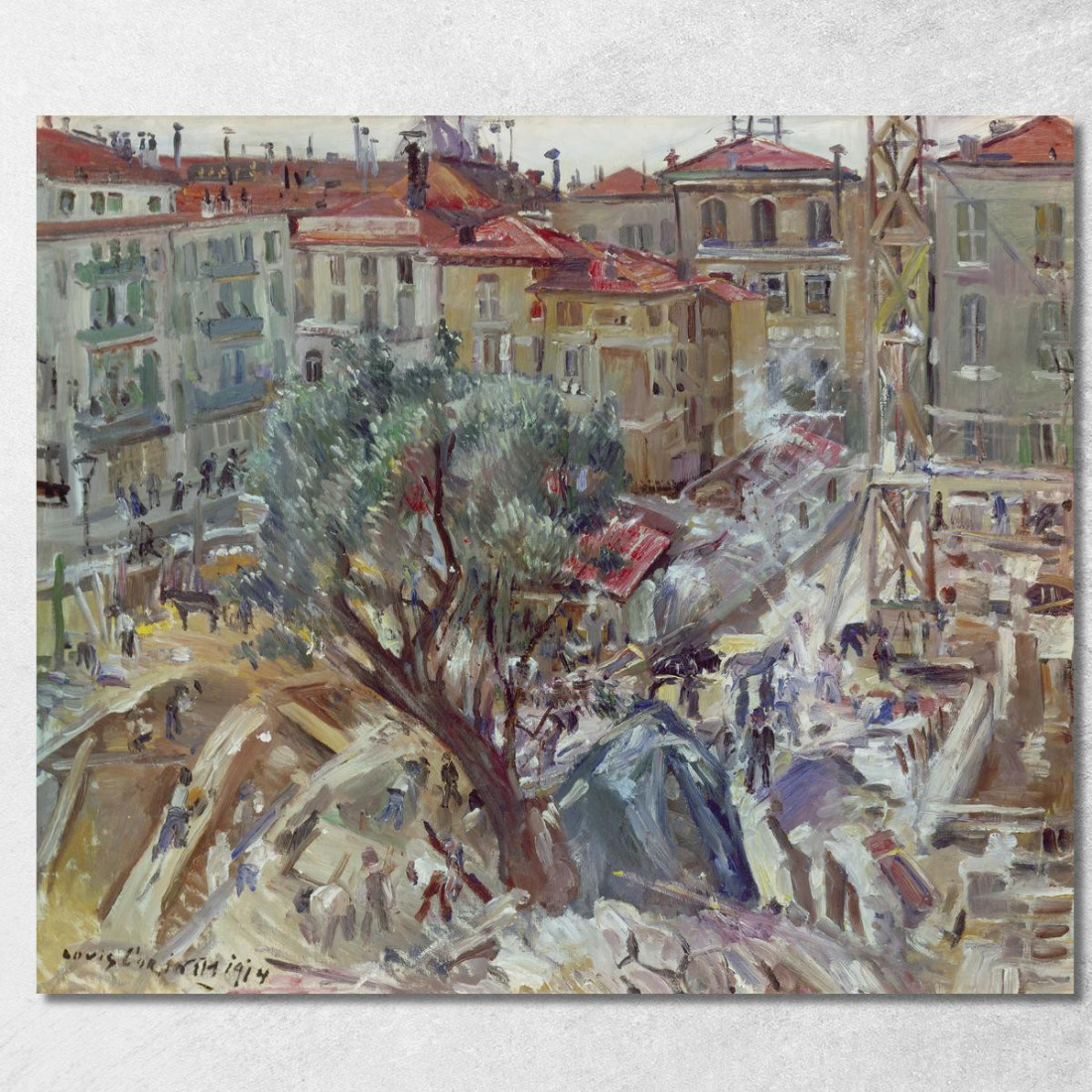 Nouveau Bâtiment À Monte Carlo Lovis Corinth lcr63 tableau impression sur toile