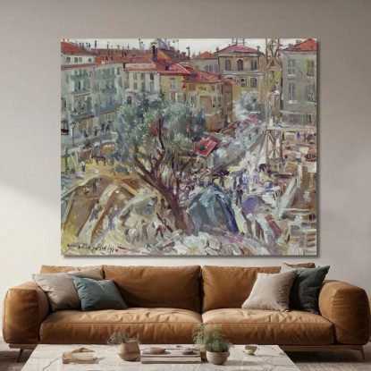 Nouveau Bâtiment À Monte Carlo Lovis Corinth lcr63 tableau impression sur toile