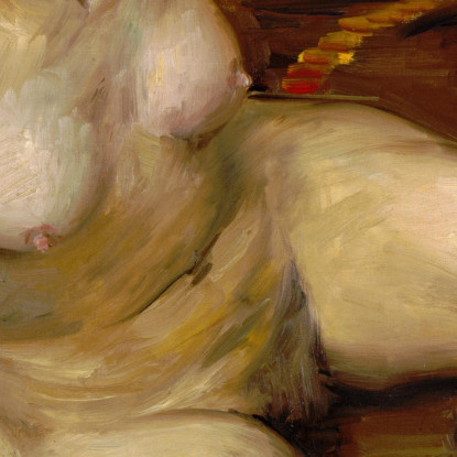 Jeune Fille Nue Sur Un Tapis Lovis Corinth lcr64 tableau impression sur toile