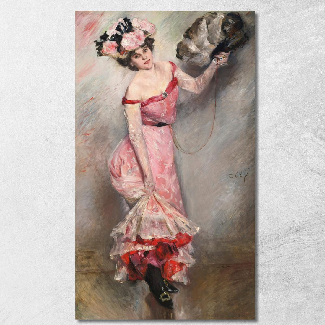 Portrait D'Ellÿ Lovis Corinth lcr69 tableau impression sur toile