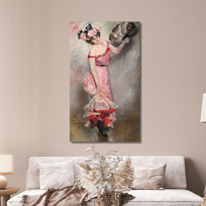 Portrait D'Ellÿ Lovis Corinth lcr69 tableau impression sur toile