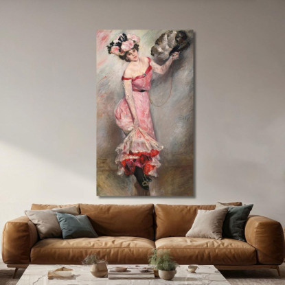 Portrait D'Ellÿ Lovis Corinth lcr69 tableau impression sur toile