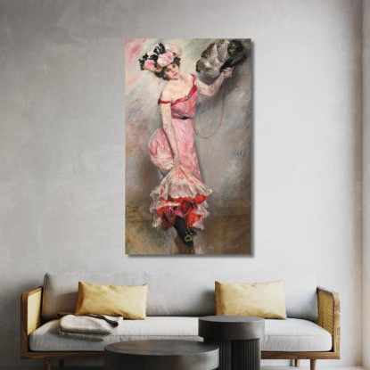 Portrait D'Ellÿ Lovis Corinth lcr69 tableau impression sur toile