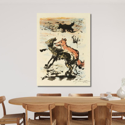Reinecke Monte Giremund La Femme D'Isegrim Lovis Corinth lcr70 tableau impression sur toile