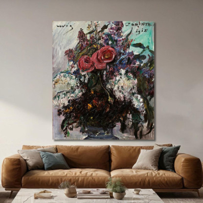 Roses Et Lilas Lovis Corinth lcr76 tableau impression sur toile