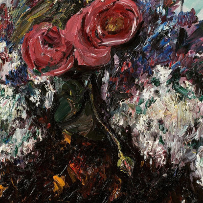Roses Et Lilas Lovis Corinth lcr76 tableau impression sur toile