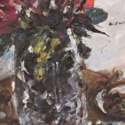 Roses Rouges Lovis Corinth lcr78 tableau impression sur toile