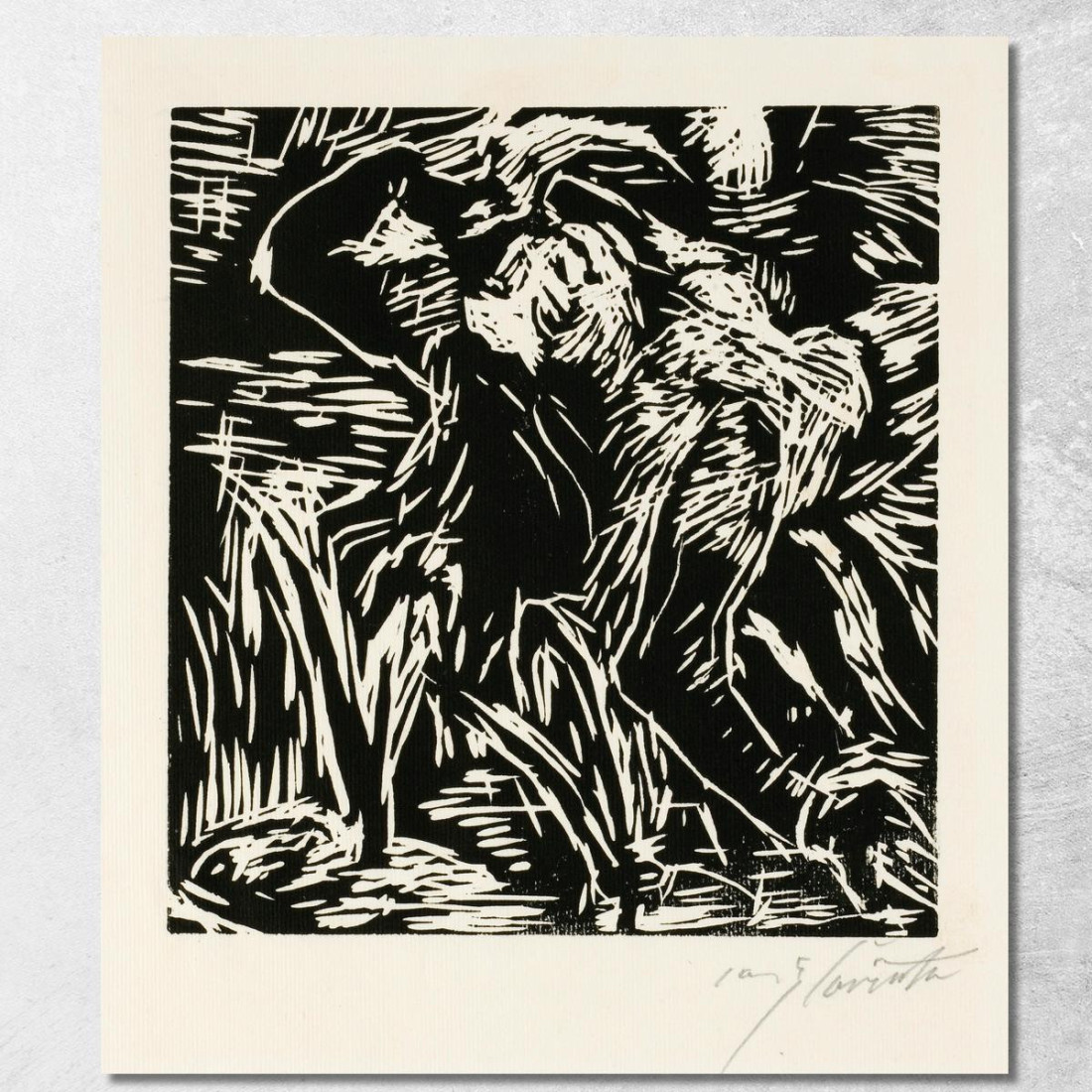Nu Féminin Courbé En Arrière Lovis Corinth lcr79 tableau impression sur toile