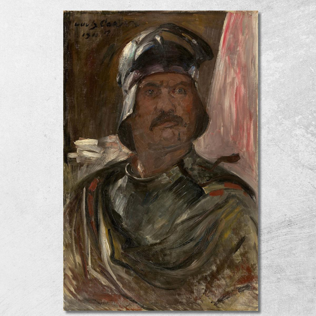 Autoportrait En Armure Lovis Corinth lcr83 tableau impression sur toile