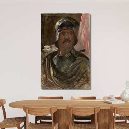 Autoportrait En Armure Lovis Corinth lcr83 tableau impression sur toile