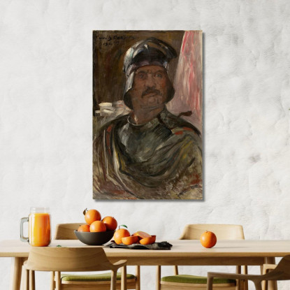 Autoportrait En Armure Lovis Corinth lcr83 tableau impression sur toile