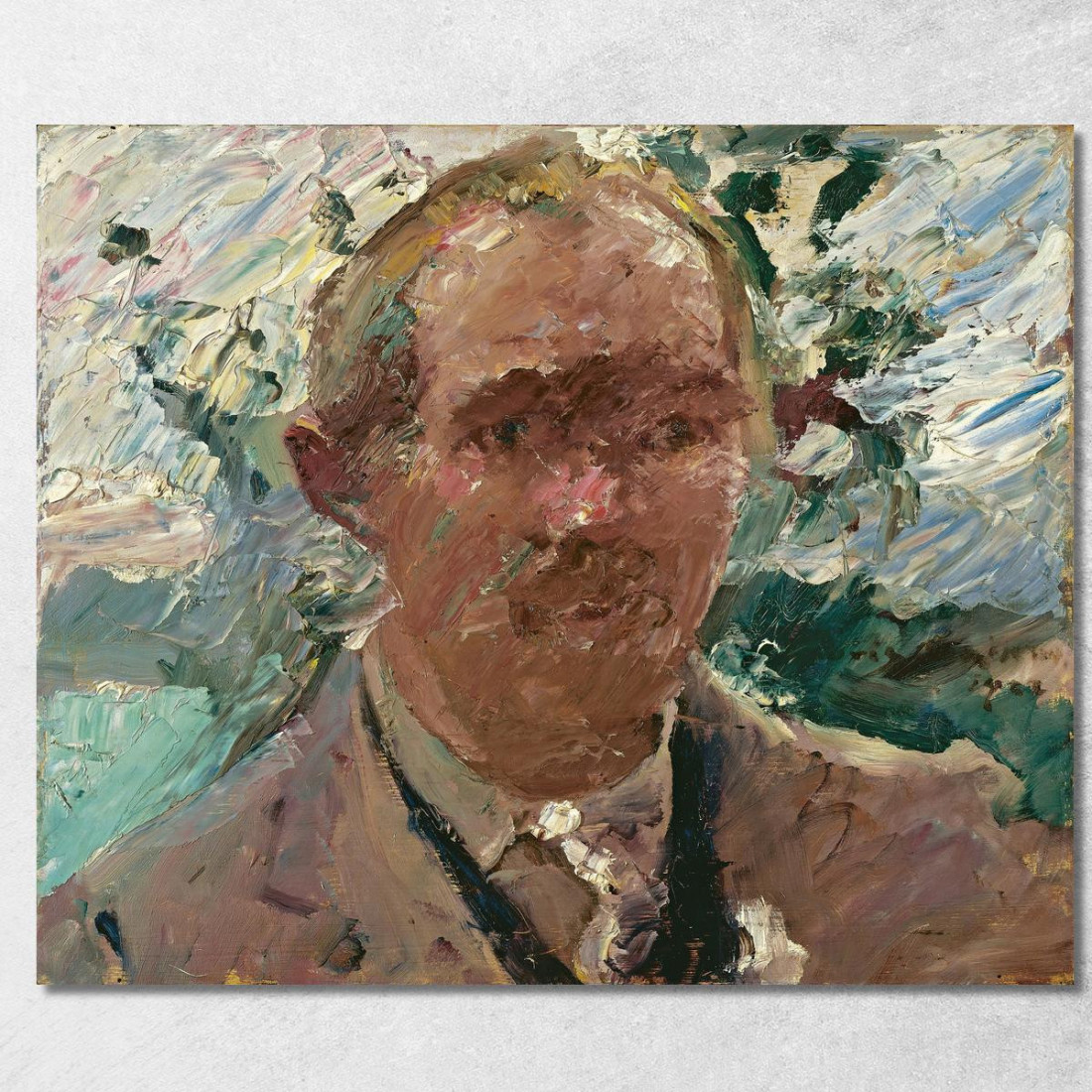 Autoportrait Au Walchensee Lovis Corinth lcr85 tableau impression sur toile