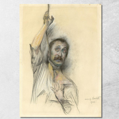 Autoportrait Avec Une Corde Autour Du Cou Lovis Corinth lcr87 tableau impression sur toile