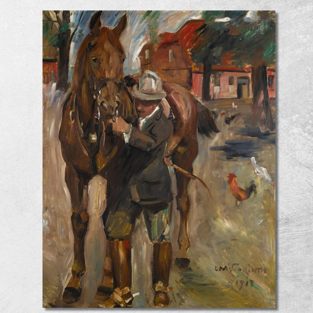 Partir En Promenade Lovis Corinth lcr89 tableau impression sur toile