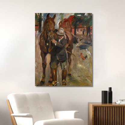 Partir En Promenade Lovis Corinth lcr89 tableau impression sur toile
