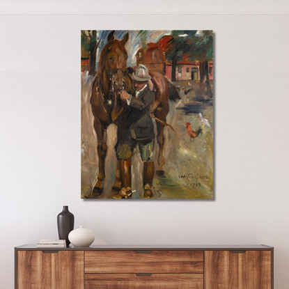 Partir En Promenade Lovis Corinth lcr89 tableau impression sur toile