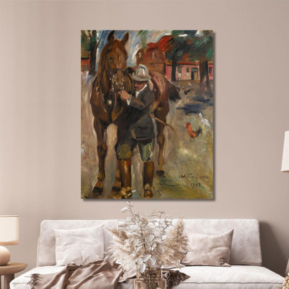 Partir En Promenade Lovis Corinth lcr89 tableau impression sur toile