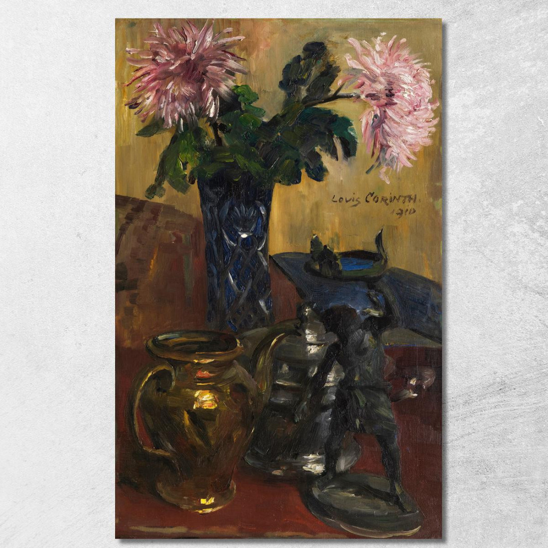 Nature Morte Métallique Lovis Corinth lcr90 tableau impression sur toile