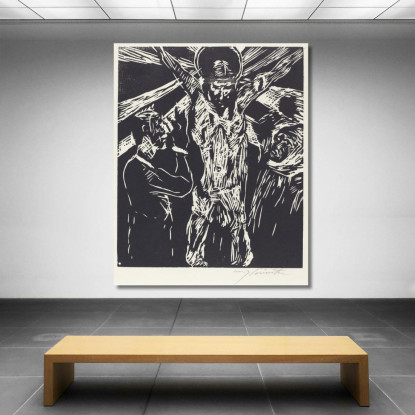 La Crucifixion - Christ En Croix Lovis Corinth lcr95 tableau impression sur toile