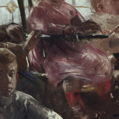 La Famille Du Peintre Fritz Rumpf Lovis Corinth lcr96 tableau impression sur toile