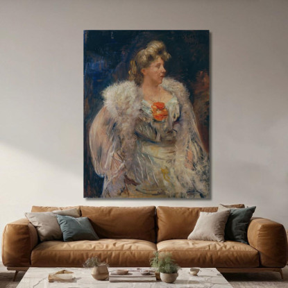 La Chanteuse Frieda Halbe Lovis Corinth lcr98 tableau impression sur toile