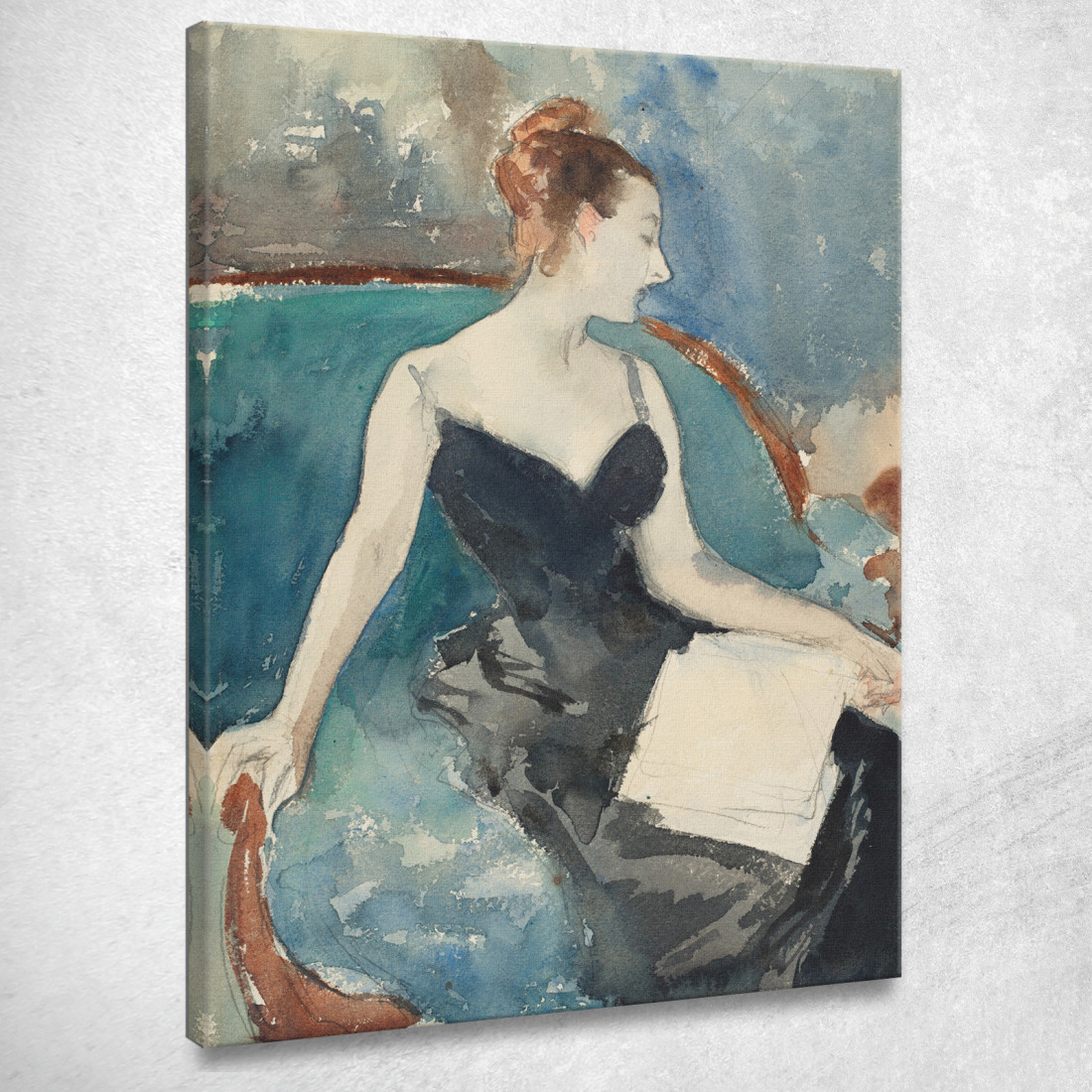La Signora Gautreau La Signora John Singer Sargent jss142 quadro stampato su tela