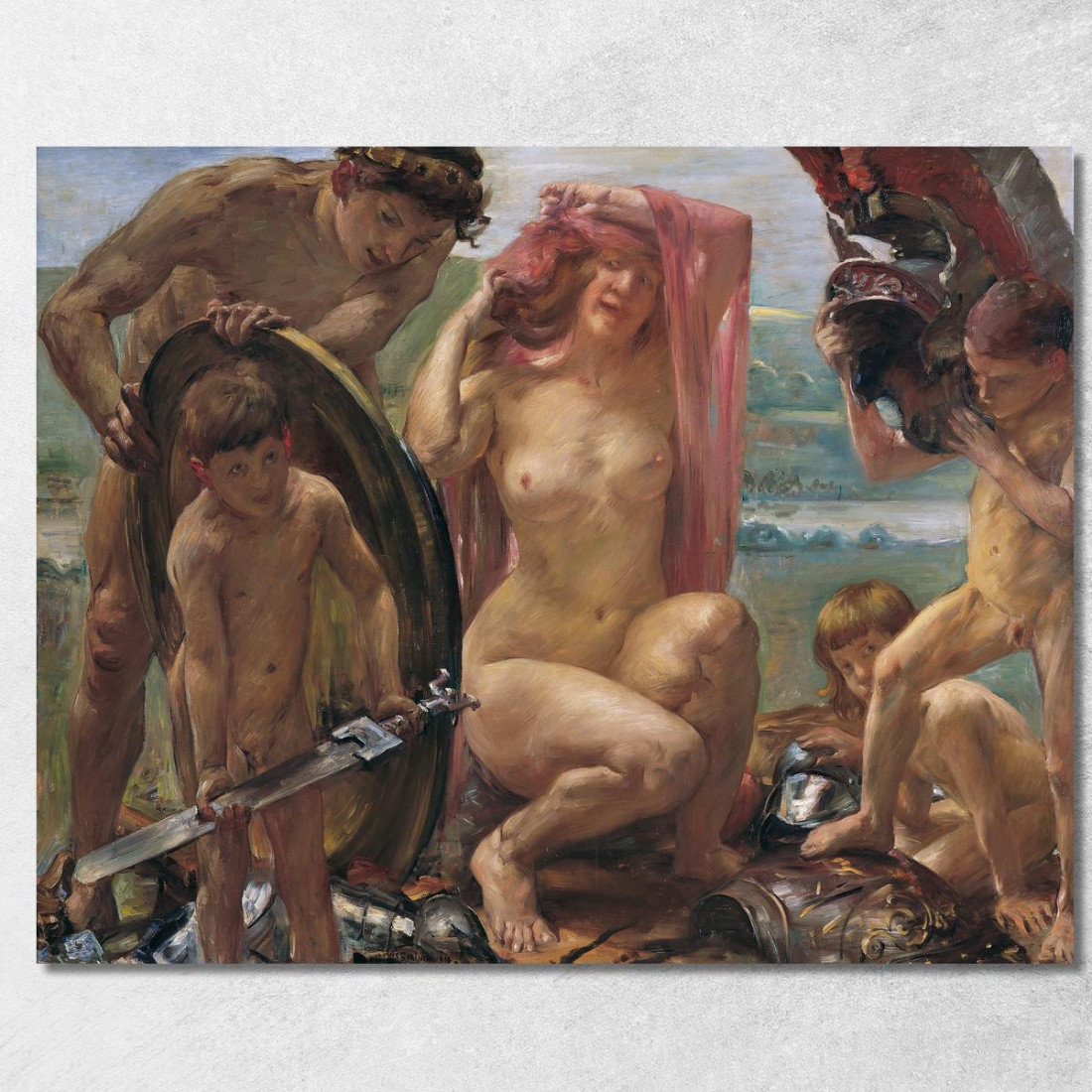 Les Armes De Mars Lovis Corinth lcr99 tableau impression sur toile