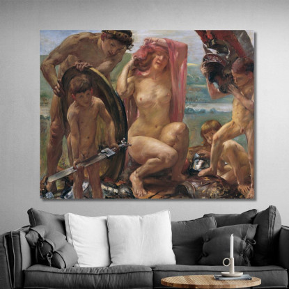 Les Armes De Mars Lovis Corinth lcr99 tableau impression sur toile