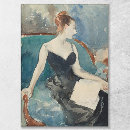 La Signora Gautreau La Signora John Singer Sargent jss142 quadro stampato su tela