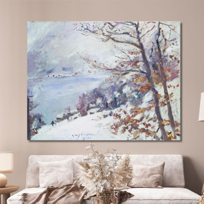 Walchensee En Hiver Lovis Corinth lcr105 tableau impression sur toile