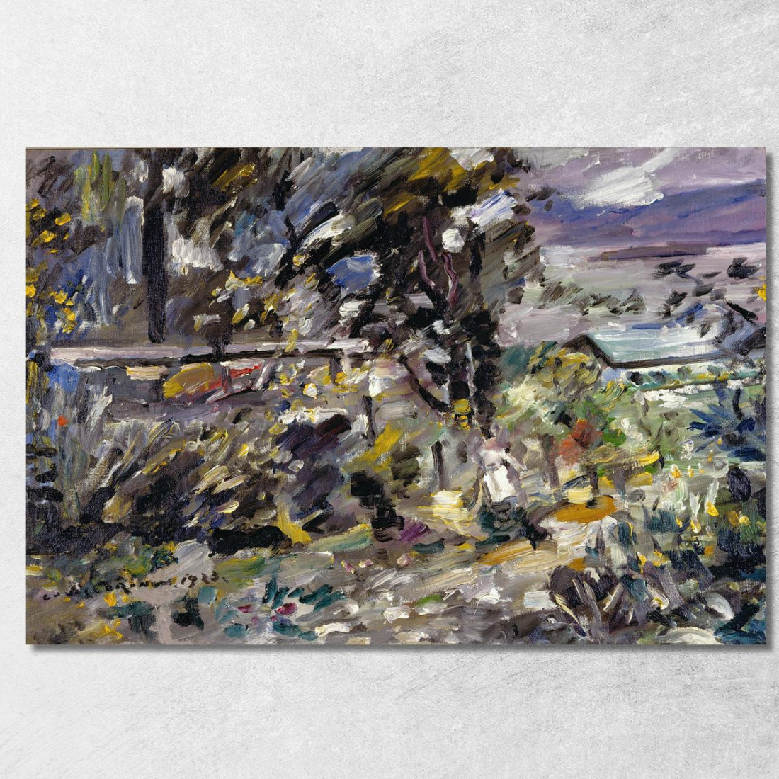 Walchensee Silverway Lovis Corinth lcr106 tableau impression sur toile
