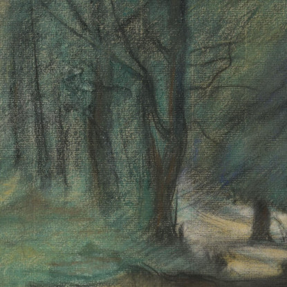 Sentier Forestier Lovis Corinth lcr110 tableau impression sur toile
