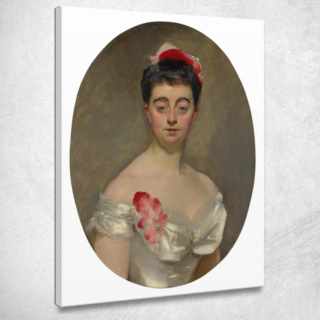 Madame Contessa Jacques De Ganay John Singer Sargent jss144 quadro stampato su tela