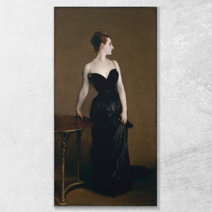 Madame X Madame Pierre Gautreau John Singer Sargent jss147 quadro stampato su tela