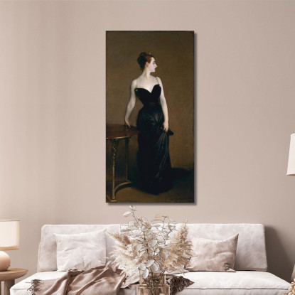 Madame X Madame Pierre Gautreau John Singer Sargent jss147 quadro stampato su tela