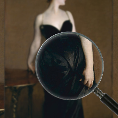 Madame X Madame Pierre Gautreau John Singer Sargent jss147 quadro stampato su tela