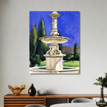 Fontana Di Marmo In Italia John Singer Sargent jss156 quadro stampato su tela
