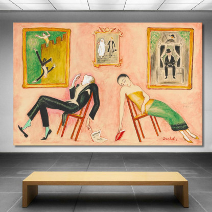 Idillio Familiare Nils Dardel ndr16 quadro stampato su tela